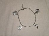 Pulseira com pingentes mar